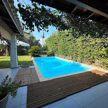 Villa Amy With A Pool In Porto Hydra By Goutos Properties Thermisía Eksteriør bilde