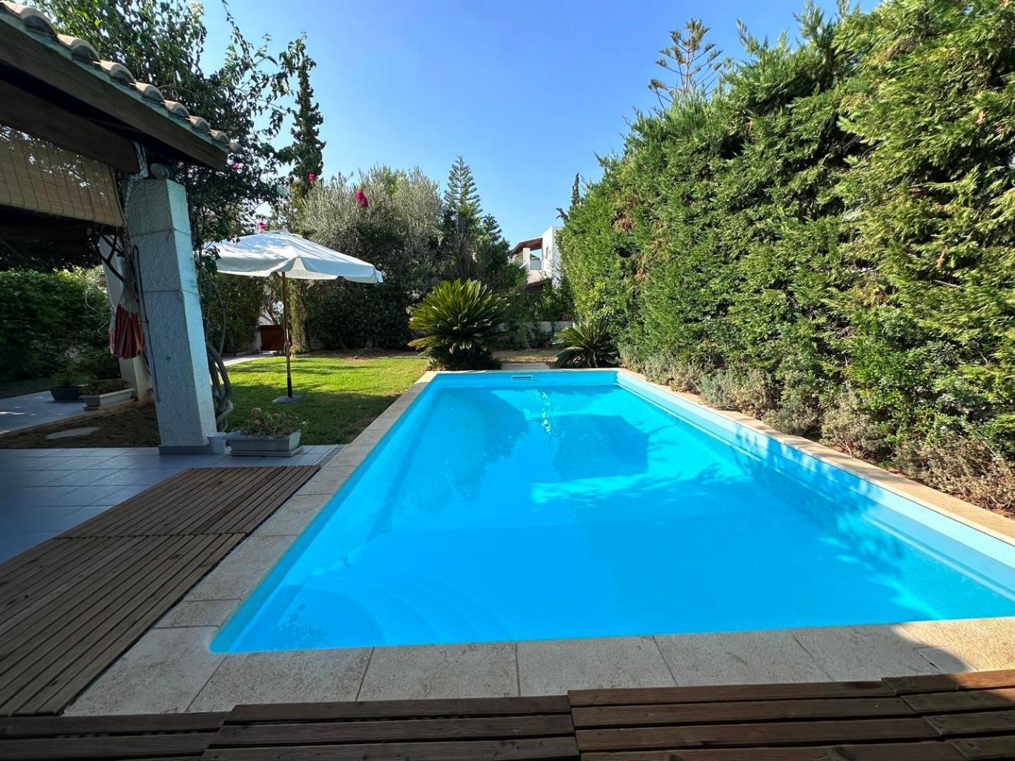 Villa Amy With A Pool In Porto Hydra By Goutos Properties Thermisía Eksteriør bilde